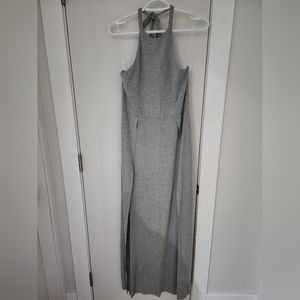 Light Gray Long UK2LA Dress with suits up both sides size L